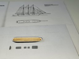 Flaschenschiff Handelsschoner