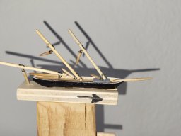 Flaschenschiff Handelsschoner