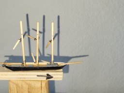 Flaschenschiff Handelsschoner