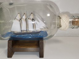 Flaschenschiff Handelsschoner